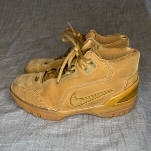 Nike Air Zoom Generation Retro Wheat‎ Labron 1 High-Top Sneakers